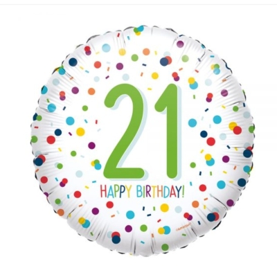 21st birthday balloon