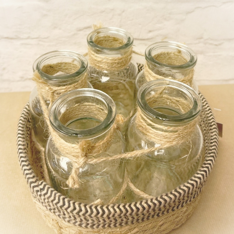 5 pretty posy bottles!!