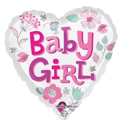 Baby girl balloon