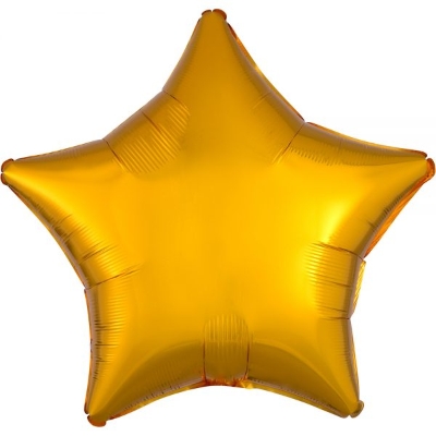 Gold star balloon