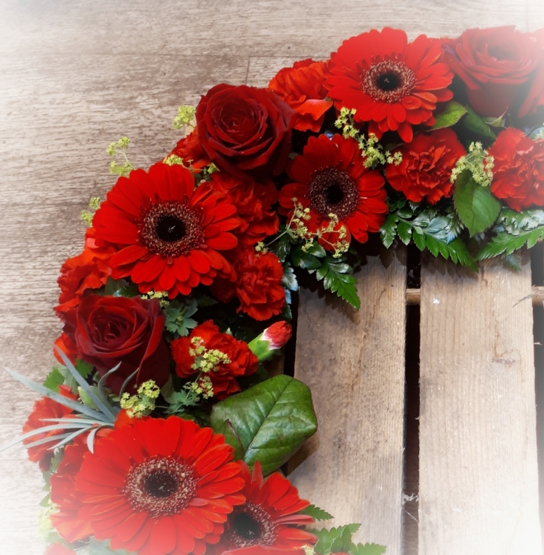 Red wreath