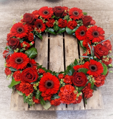 Red wreath