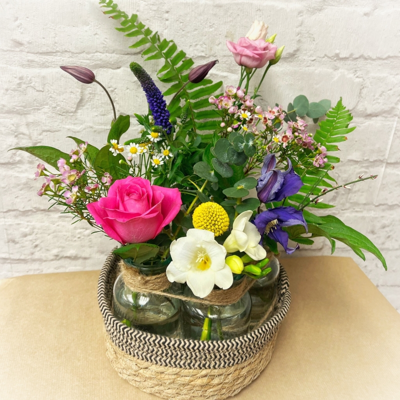 5 pretty posy bottles!!