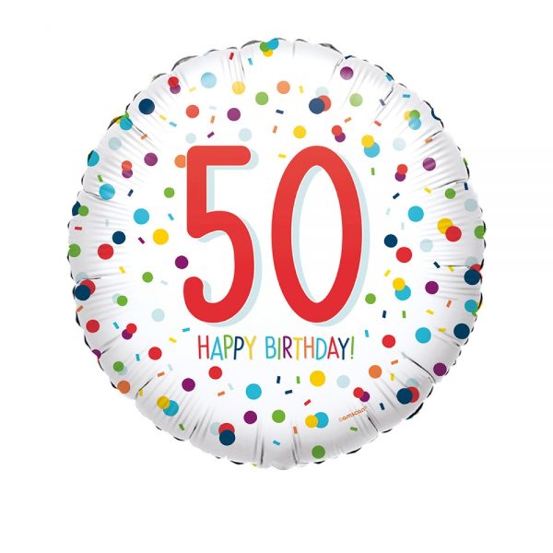 50th birthday balloon