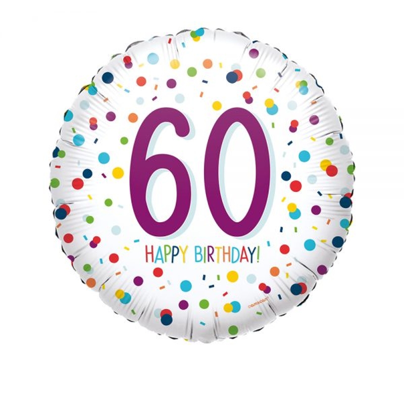 60th birthday balloon