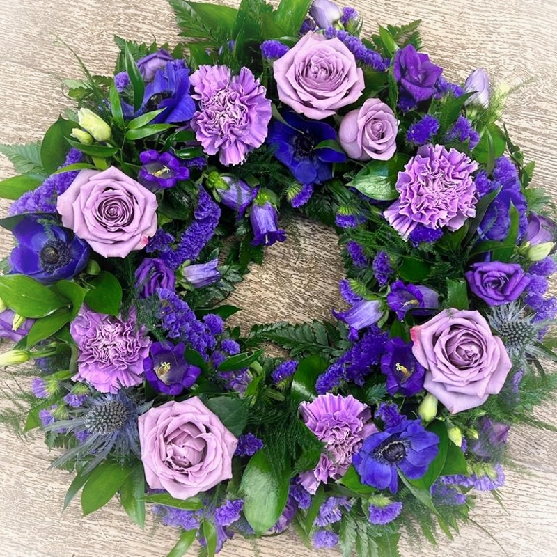 Lilac wreath