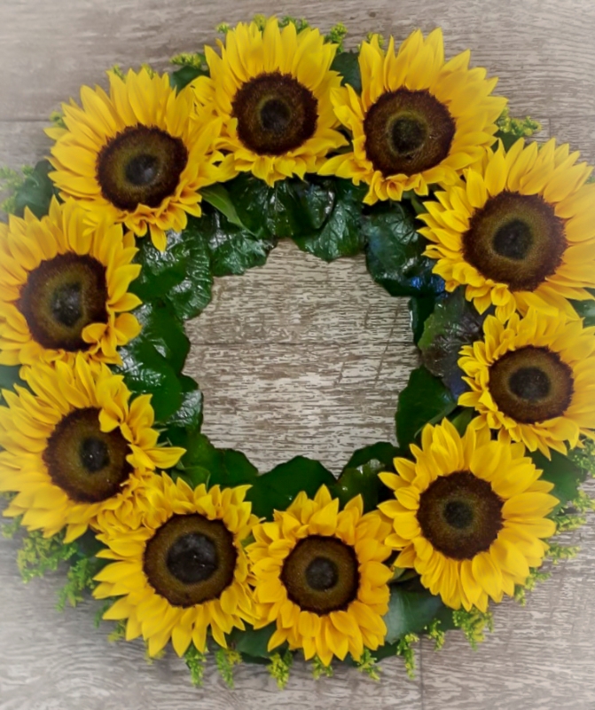 Sunflower Wreath